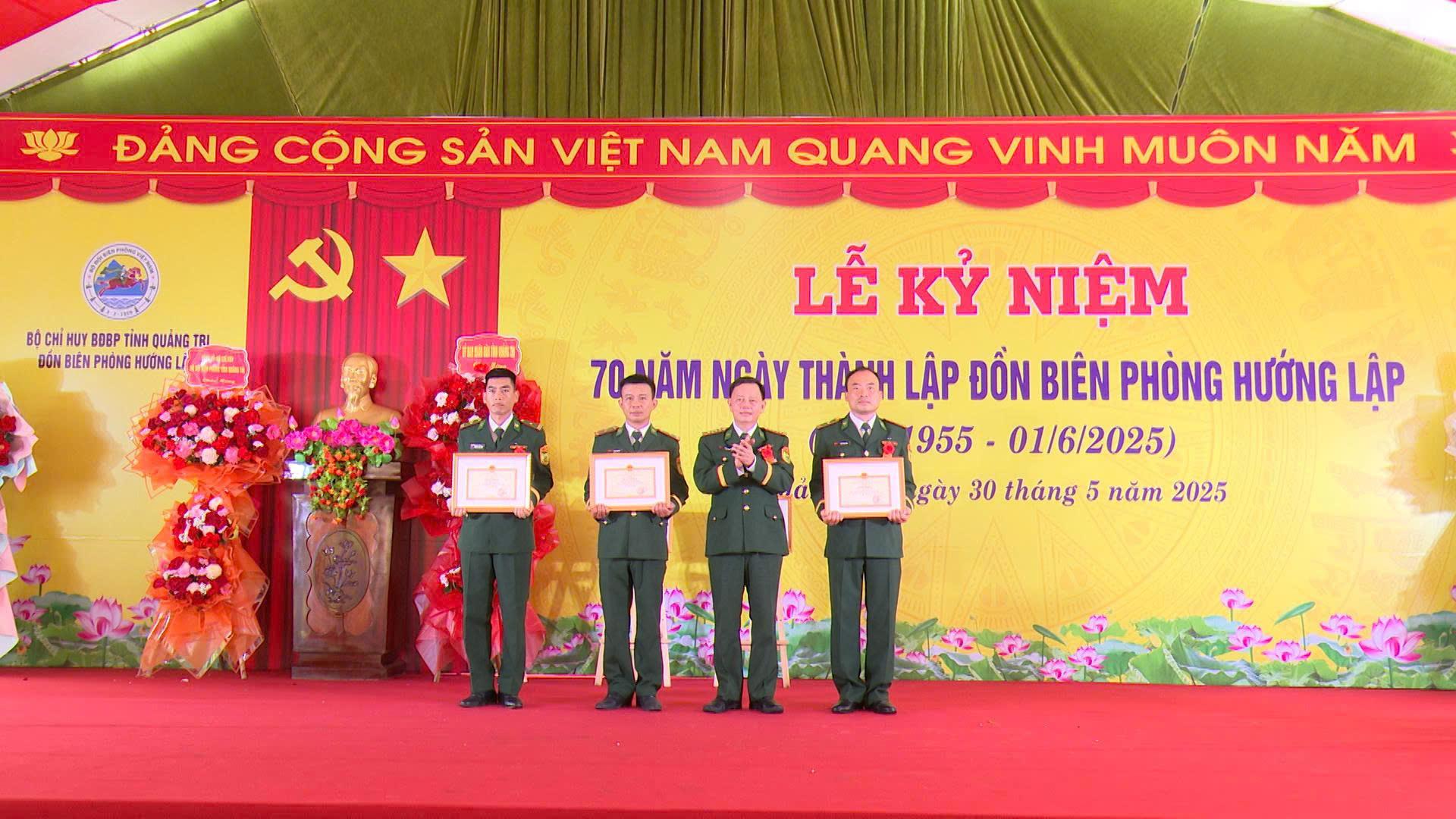 Lễ kỷ niệm 70 năm ngày thành lập Đồn Biên phòng Hướng Lập - Quảng Trị